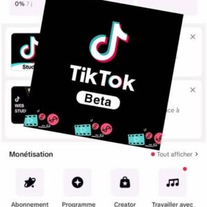 🧪 Compte TikTok Bêta – Programme Récompense Créateur Activé