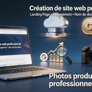 🚀 Pack Site Vitrine Complet – Lancez votre activité en ligne dès aujourd’hui !