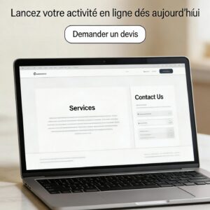 Création de site web professionnel :  Site vitrine basique