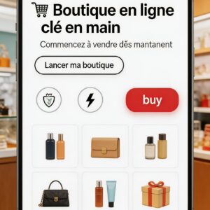 Création de site web professionnel :  Site E-commerce Standard