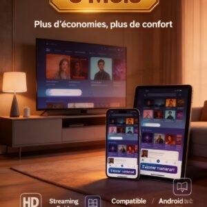 Accès chaînes et contenus en ligne 6 mois